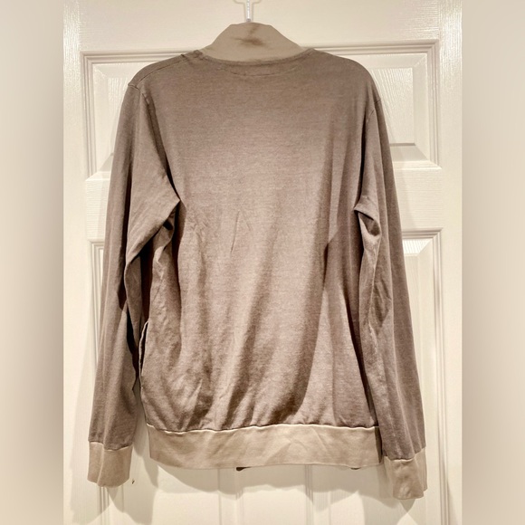 Men’s Paul Smith cardigan Gray/ Brown size L Made in Italy - Picture 3 of 10